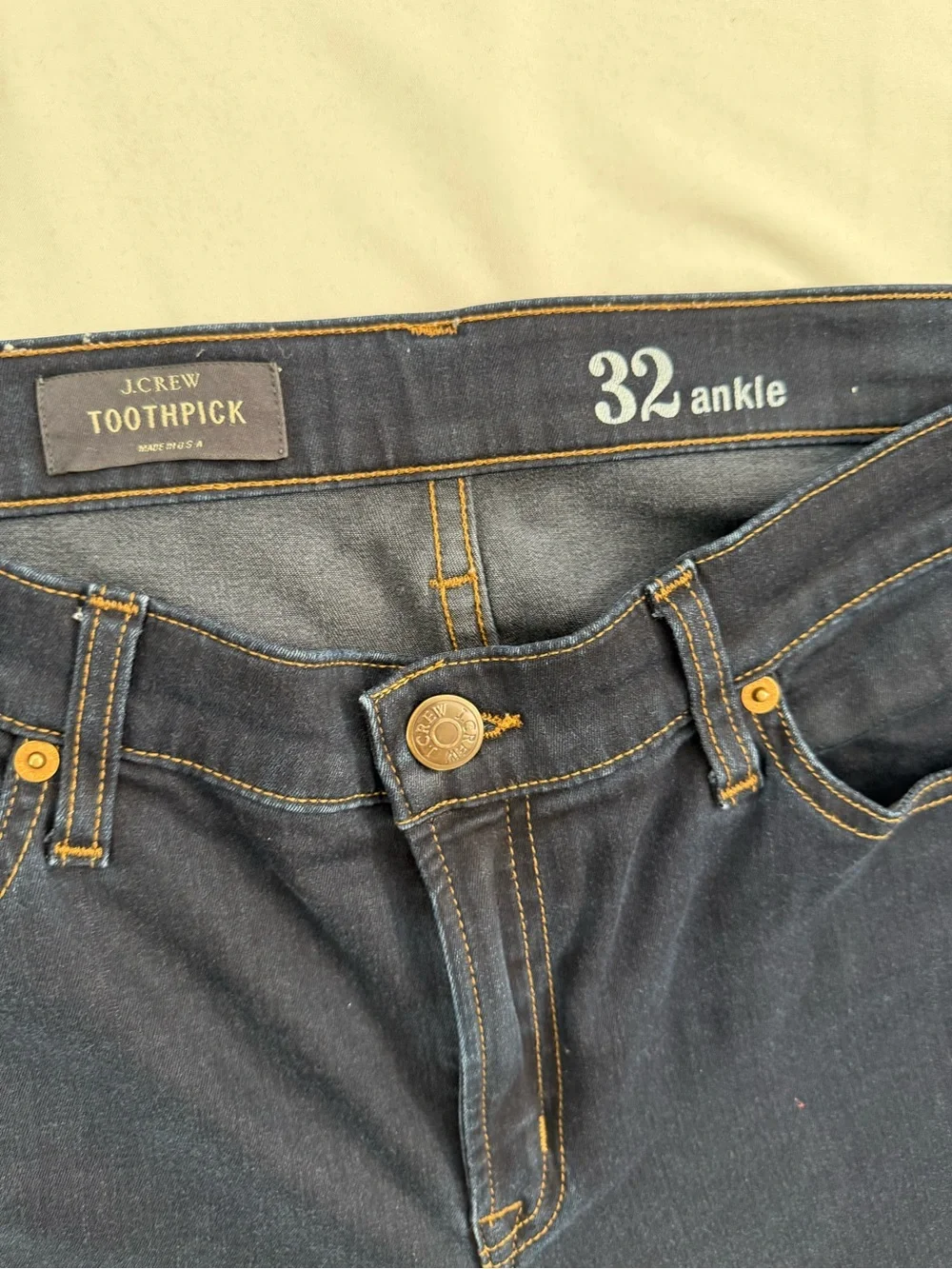 J. Crew Women’s Skinny Jeans in Deep Navy size 32